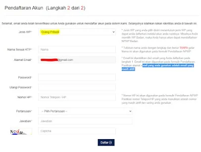daftar npwp online youtube